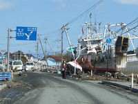 福島県相馬市の津波被害