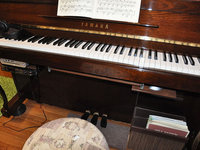 ピアノ　DIY　収納　キーボード収納　作曲